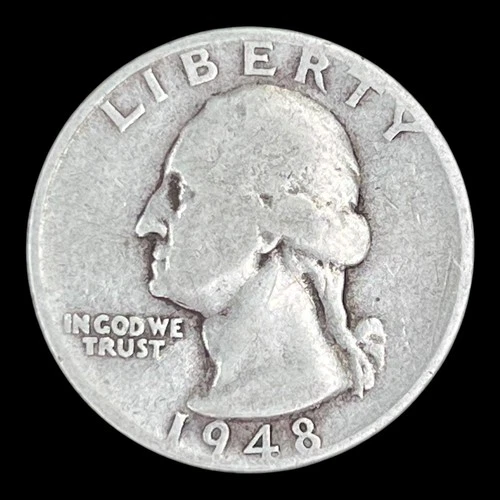 1948-S Washington Silver Quarter
