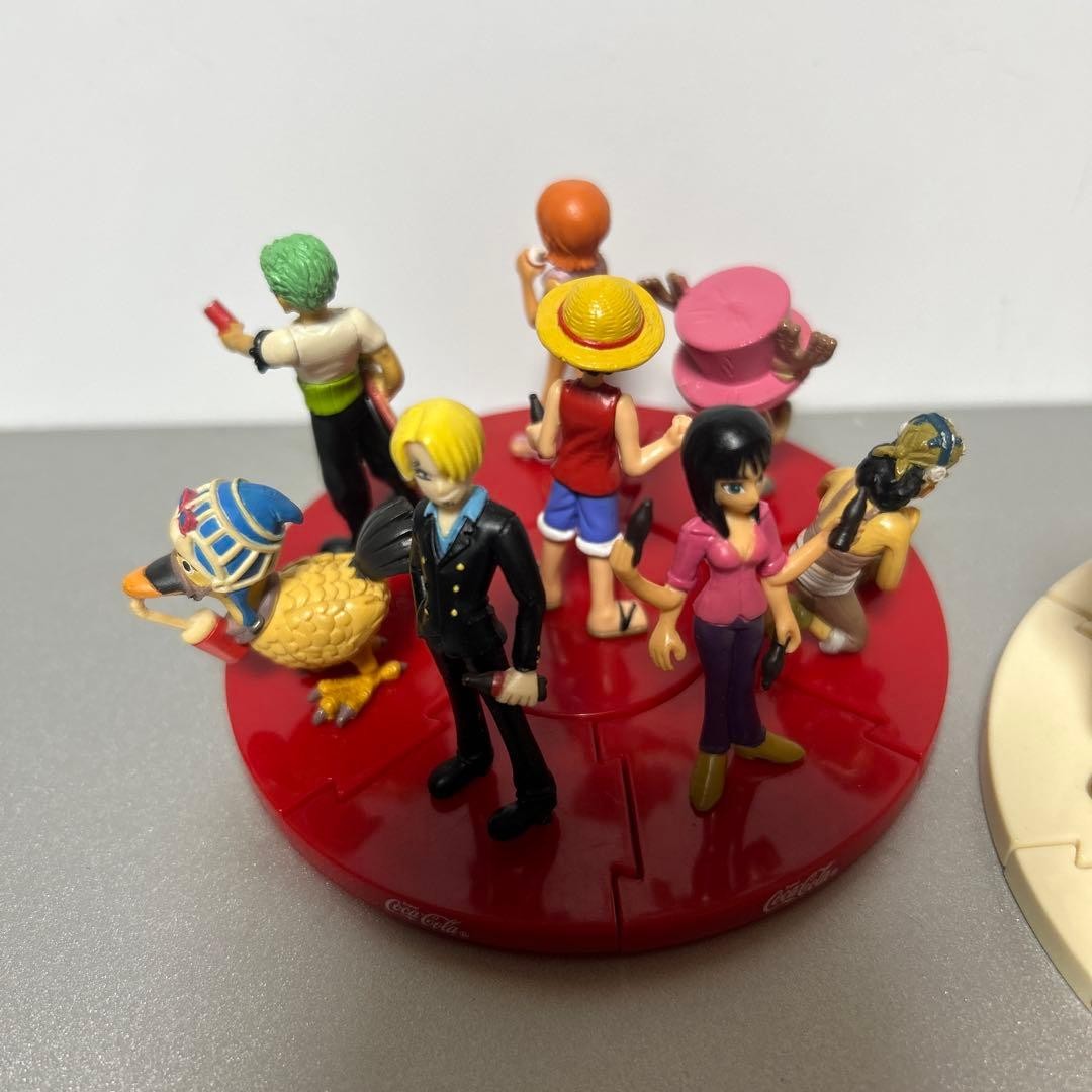 One Piece Coca-Cola Collaboration Straw Hat Pirates Complete Set