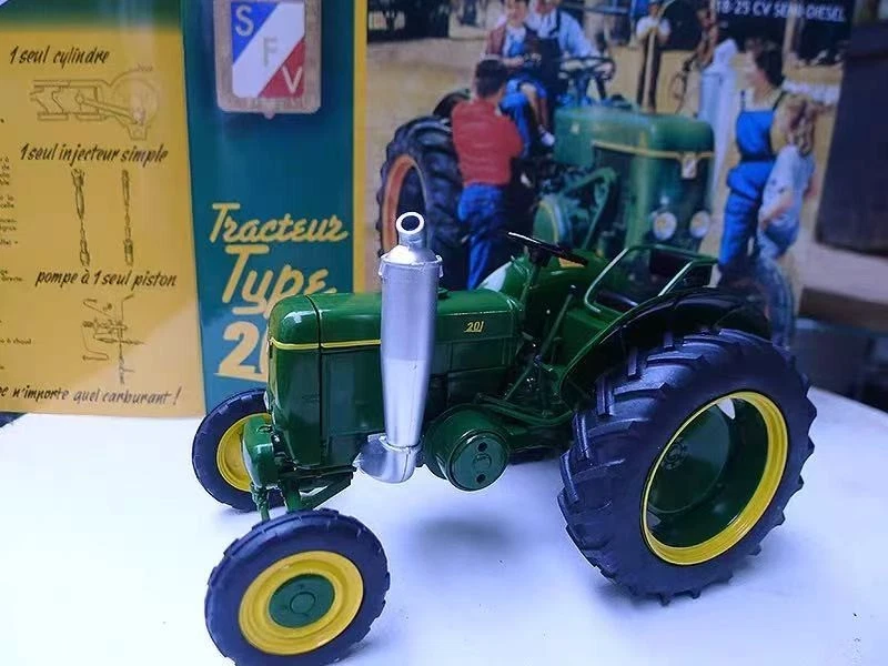 1:16 Replicagri SOCIETE FRANCAISE VIERZON 201 Tractor Farm Machine Diecast Model - Image 3 of 4