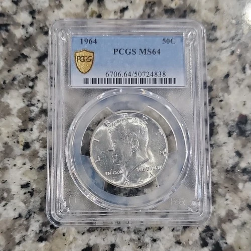 1964 Kennedy Half Dollar PCGS MS64 Silver 50C Uncirculated 6706.64/50724838