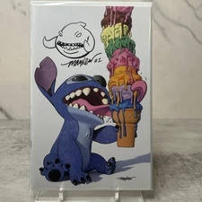 Lilo & Stitch #1 MIKE MAYHEW Signed & Remarked Virgin VARIANT COA NM