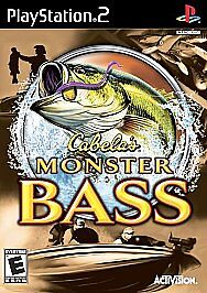 Cabela's Monster Bass (Sony PlayStation 2, 2007) Ps2 Tested - Afbeelding 1 van 1