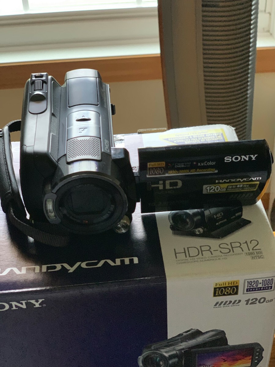 Sony SR12 120 GB Camcorder - Black for sale online | eBay