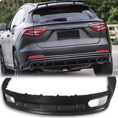 Real Carbon Fiber Rear Bumper Lip Diffuser Bodykit For Maserati Levante 2017-23 - 第 1/8 張圖片