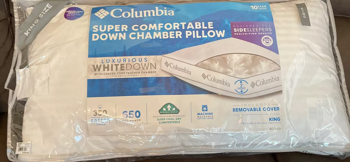 Columbia king size pillow 2025