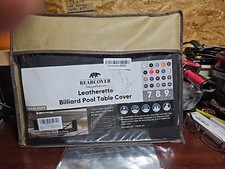 BEARCOVER Heavy Duty Leatherette Billiard Pool Table Cover, Waterproof 9 Ft