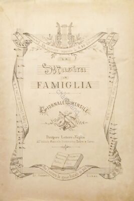 Sheet Music - La Musica in Famiglia No. 17 - 1881 Ma Bonne Etoile - Il Campidoglio