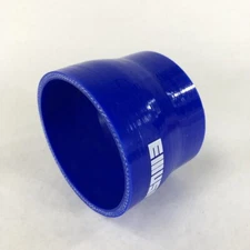 (one)Blue 3.5" to 4" I.D. Silicone Straight Reducer Coupler Turbo Intercooler