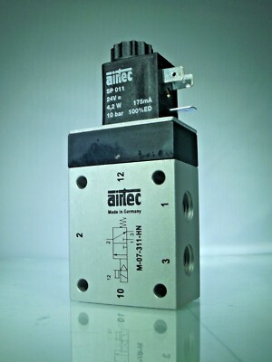 AIRTEC 3/2 MAGNETFEDERVENTIL 1/4 BSP M-07-311-HN