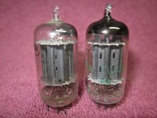 2pcs 26Z5W Tung-Sol Rectifier Tubes Black Plates STRONG 26Z5