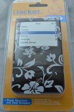 iJACKET iPOD 30 60 80 VIDEO HIBISCUS FLOWER CASE COVER PROTECTOR W BELT CLIP