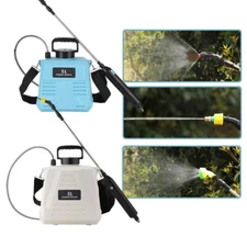 Electric Garden Sprayer Battery Powered Garden Sprayer 2 Gallon w/3 Mist Nozzles