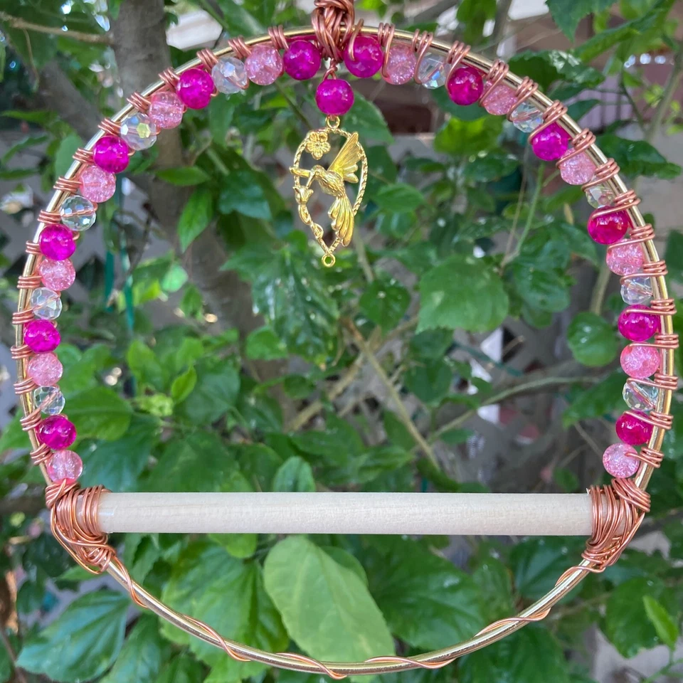 Columpio para colibrí, columpio para pájaros, rojo, perca para colibrí, accesorio alimentador de néctar  Foto 4 de 4