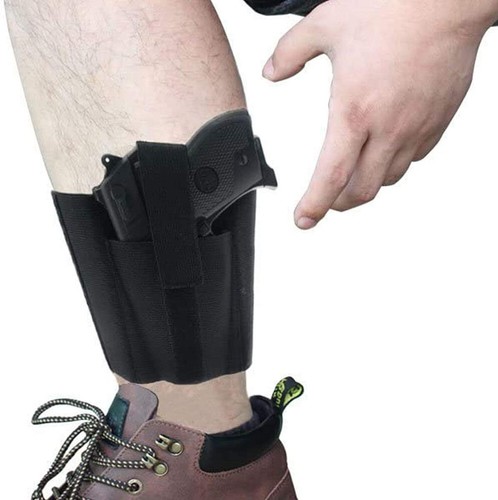Tactical Ankle Holster for Concealed Carry with 2 Magazine Pouch 2nd Generation - Picture 7 of 8