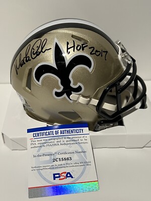 MORTEN ANDERSEN HOF Signed Autographed Auto New Orleans Saints