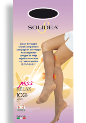 Solidea Miss Relax 100 KniestrÃ¼mpfe Farbe Schwarz GrÃ¶ÃŸe 1-S