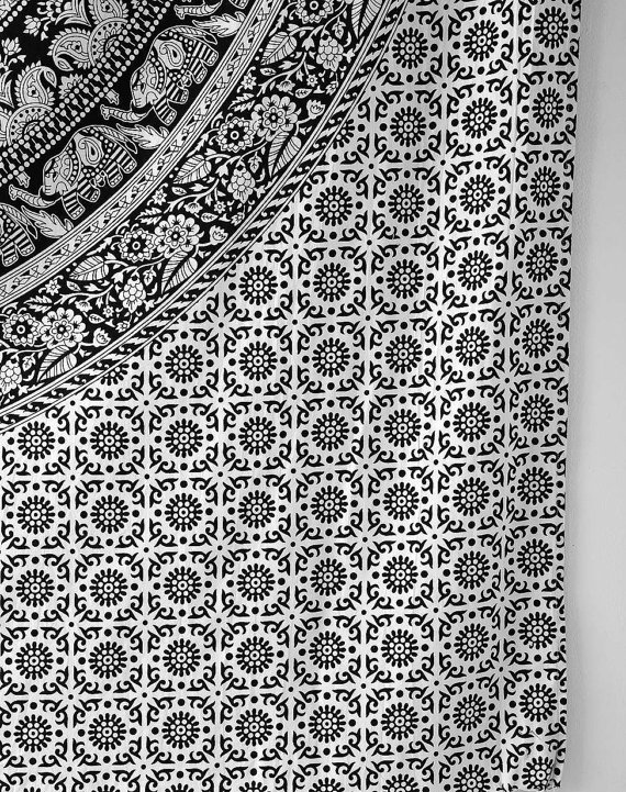 Indian Tapestry Wall Hanging Mandala Throw Hippie Bedspread Gypsy Twin