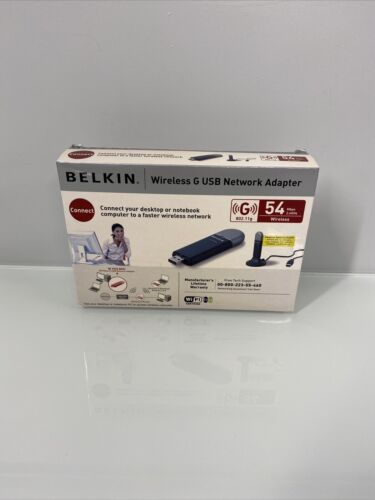 Belkin Wireless G USB Network Adapter NEW - 第 1/9 張圖片