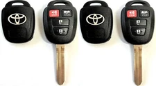 X2 Toyota Corolla Camry Rav4 2012-2016 4 Button Remote Head Key Shell A+ Quality