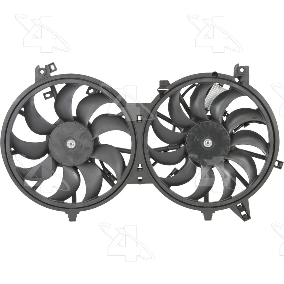 Conjunto de ventilador de radiador y condensador doble para Infiniti G37 2008-2013 4 estaciones Foto 3 de 3