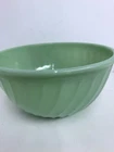 Fire King Ware Jadeite 8”  Green Mixing Bowl Swirl Pattern Vintage