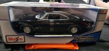 Maisto Special Edition 1:18 Diecast 1969 Black Dodge Charger R/T Ages 3+