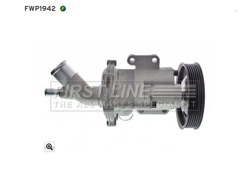 Water Pump For Chrysler Neon PT Cruiser Fiat 500X Argo Linea First Line FWP1942 - Picture 5 of 5