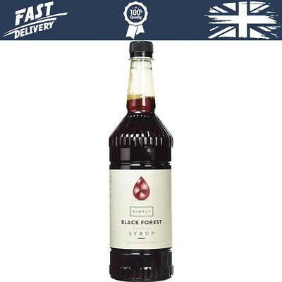 Simply Schwarzwaldsirup, veganer & nussfreier aromatisierter Sirup für Kaffee, & 1er Pack