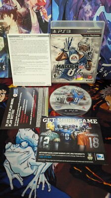 Madden NFL 13 (Sony PlayStation 3, 2012) PS3 CIB Complete w/ Manual ...