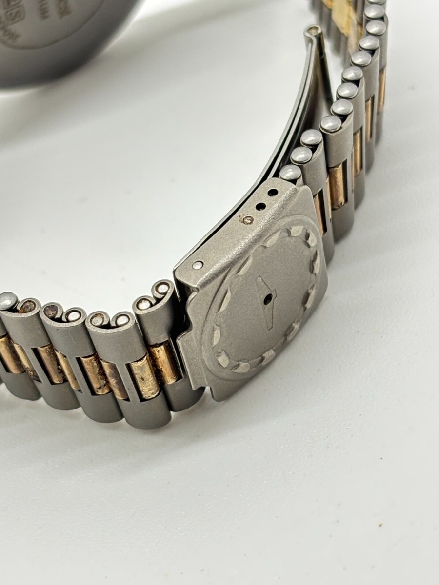 Exc+5] Longines Conquest Ti L161.2 Gray Dial Quartz Date Men's