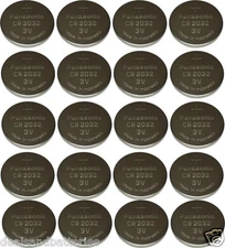 Panasonic Lithium 3v Watch/Electronic 100 CR2032 Batteries 