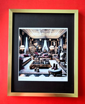 ALEXANDER DULAC  ALEXANDER MCQUEEN Hand Signed Authentic  Print LtdEd of 10 COA!
