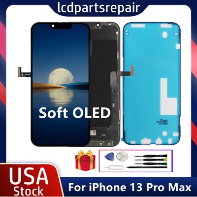 Replacement For iPhone 13 Pro Max Soft OLED Display Touch Screen Digitizer Tools