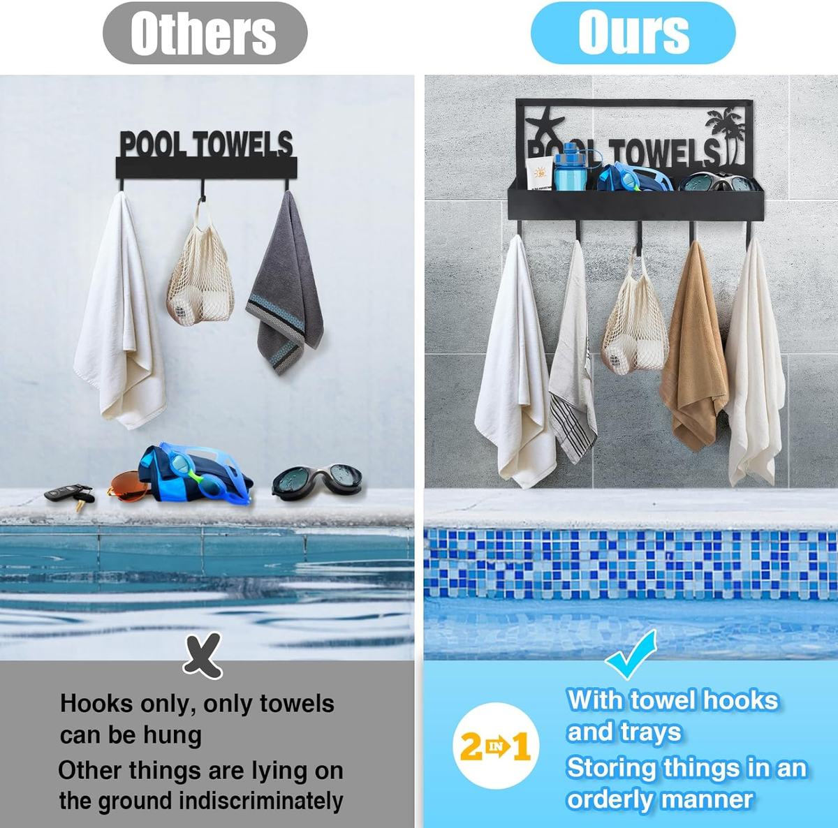 Towel Rack Wall Mounted Wayfair Towel Rack Pool Towel Rack