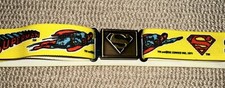 Original Vintage 1944 DC Comics Superman Belt Buckle 2" X 1 1/8" MAGNETIC CLASP