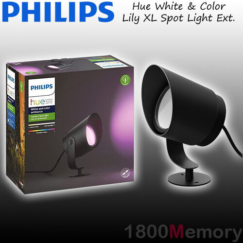 Philips Hue White Ambiance Lily XL Outdoor Spot Light Extension 15W IP65 8718696174364 eBay