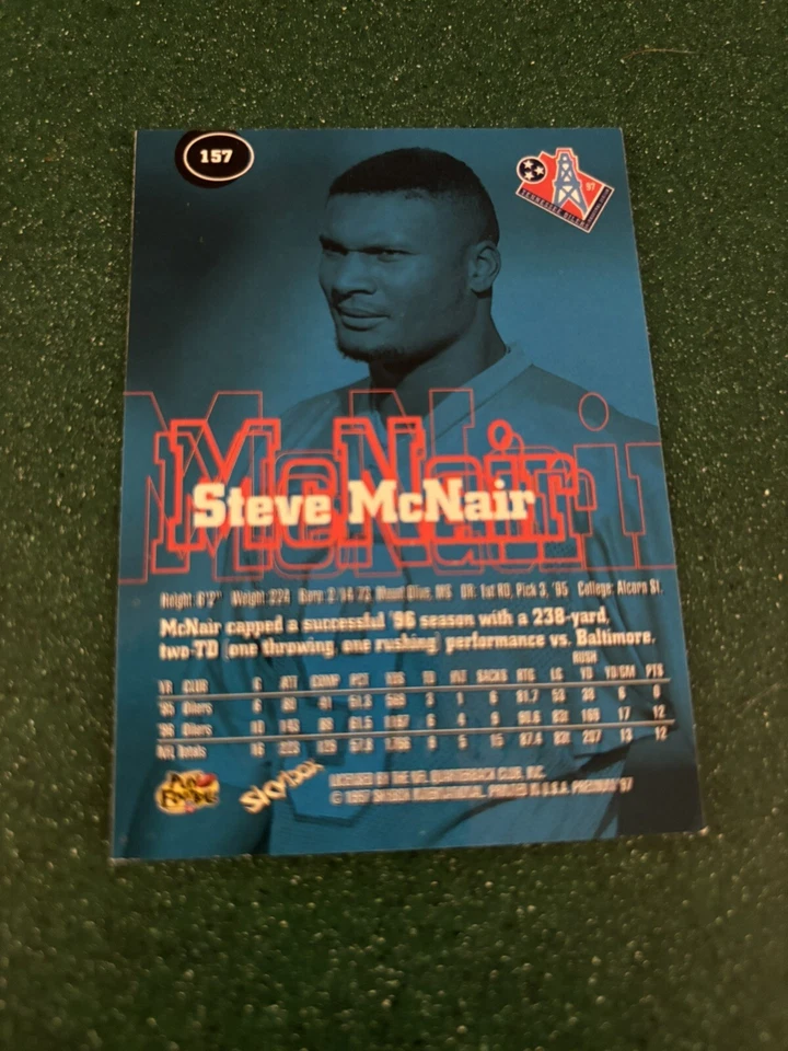 1997 SkyBox Premium Football Card #157 Steve McNair - Image 2 of 2