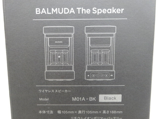 BALMUDA The Speaker M01A-BK Black Bluetooth Wireless Audio BALMUDA The Speaker M01A-BK Black Bluetooth Wireless Audio