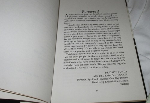 Masquerade ~ Mary Fisher(Malka) HbDj Simcha Press, Caulfield. 1989 NEW in MELB - Picture 10 of 12