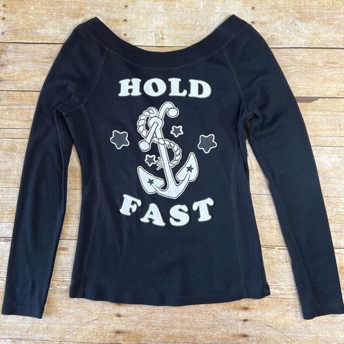 Too Fast Large (Petite) Womens Sweater Black - Picture 2 of 7