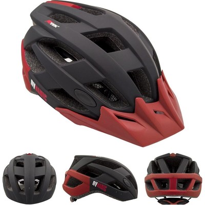 Casco Ciclistico Dynamic Nero/Rosso Taglia M Con Air Flow System - Certificato E