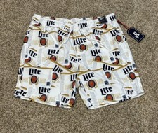 MENS Size (L) Miller Lite Beer Label LOGO Swi...