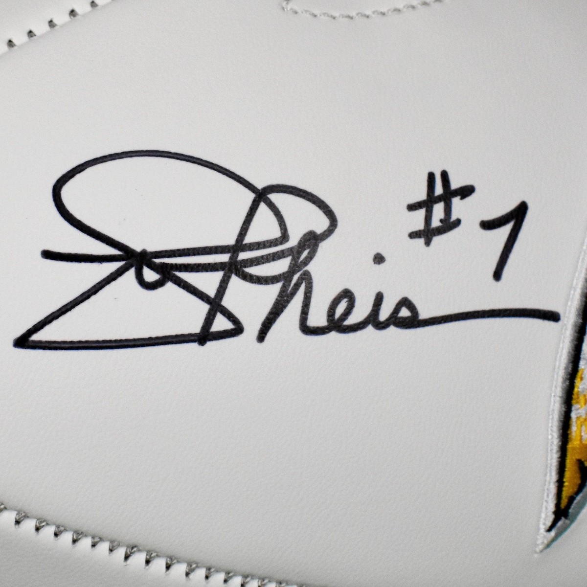 Joe Theismann Signed 83 NFL MVP Inscription Washington Redskins
