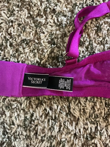 Victoria Secret Bra 38DD Very Sexy Unlined Unpadded Demi EUC - Picture 9 of 11