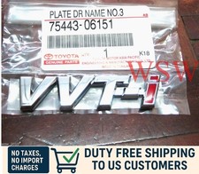For Vvti Vvt-i Toyota Racing Badge Decal Logo Sticker Jdm New Genuine Parts For Vvti Vvt-i Toyota Racing Badge Decal Logo Sticker Jdm New Genuine Parts