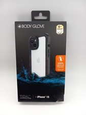Body Glove Tidal Waterproof with MagSafe Case For iPhone 15 Pro Max- Clear/Black