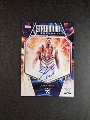 Julius Creed 2025 Topps Exalted WWE Streamline Signatures Auto