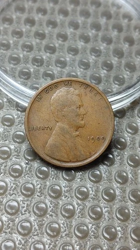 1909 Lincoln Wheat Cent Penny VF                                            Y984