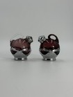 Vintage Farber Bros Art Deco Ruby Glass Chrome Salt & Pepper Shakers Pat 1924011 — photo 3