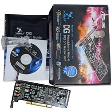 ASUS Xonar DG PCI Sound Card 5.1 Channel Used Tested Audio Card